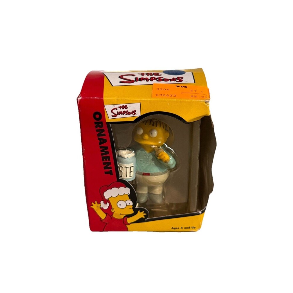 2002 The Simpsons Ralph Christmas Holiday Ornament Toys R US